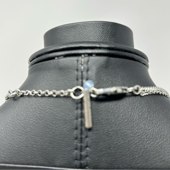 Kenneth Cole Shell Pendant Necklace with Silver Tone Chain - Picture 5 of 8